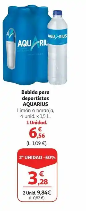 Alcampo Bebida energética aquarius oferta