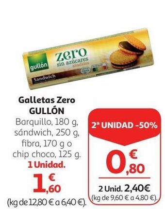 Alcampo Galletas gullón oferta