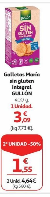 Alcampo Galletas maría gullón oferta