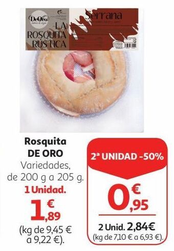 Alcampo Roscas de oro oferta