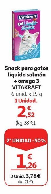 Alcampo Snacks para mascotas vitakraft oferta