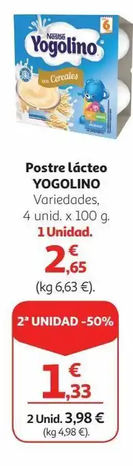 Alcampo Postres lácteos nestlé oferta