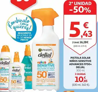 Alcampo Crema solar delial oferta