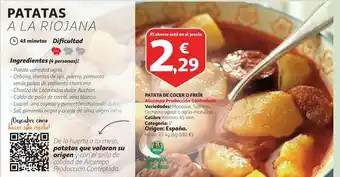 Alcampo Patatas alcampo oferta