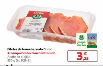 Alcampo Filetes de cerdo alcampo oferta