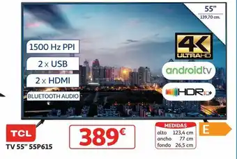 Alcampo Tv led tcl oferta