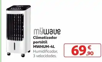 Alcampo Climatizador portátil mywave oferta