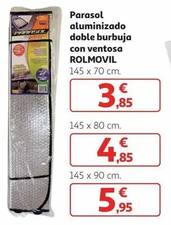 Alcampo Parasol para coche oferta