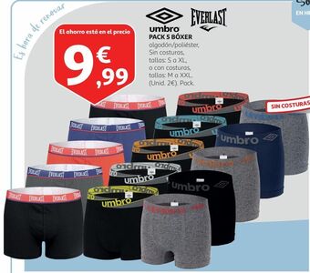 Alcampo Boxer umbro oferta