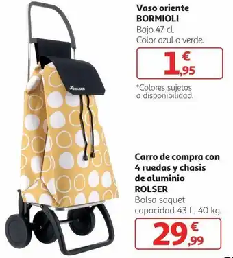 Alcampo Carro de compra rolser oferta