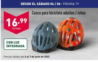 ALDI Casco para bicicleta adultos / niños oferta