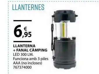 Fes Més Llanterna + Fanal Càmping Led oferta
