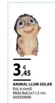 Fes Més Animal Llum Solar oferta