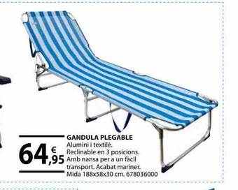 Fes Més Gandula Plegable oferta