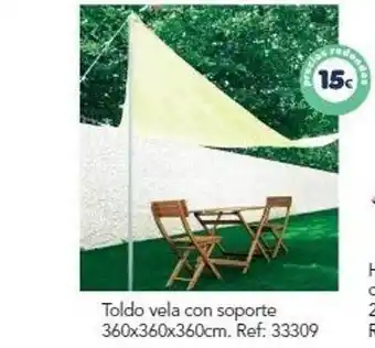 Tiendas MGI Toldo Vela Con Soporte oferta