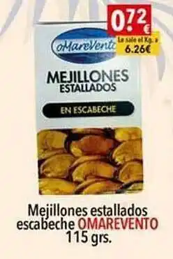 Mejillones Estallados Escabeche Omarevento