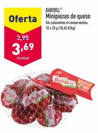 ALDI Babybel Minipiezas de queso 10 x 20g oferta