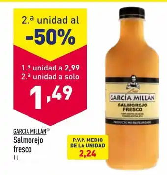 ALDI Garcia Millán Salmorejo fresco 1l oferta