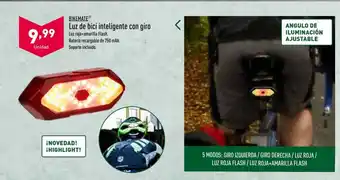 ALDI Bikemate Luz de bici inteligente con giro oferta