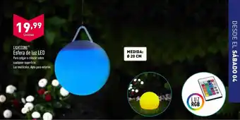ALDI Lightzone Esfera de Luz Led oferta