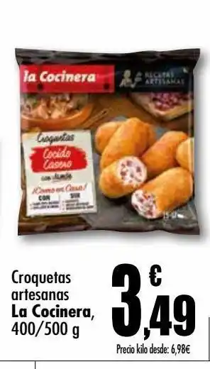 Unide Supermercados Croquetas artesanas la cocinera, 400/500 g oferta