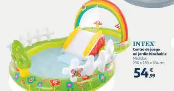 Alcampo Intex Centro De Juego Mi Jardín Hinchable oferta