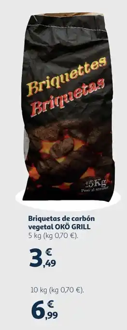Alcampo Briquetas de carbón oferta
