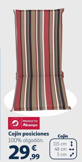 Alcampo Cojines oferta