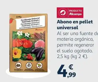 Alcampo Abono alcampo oferta