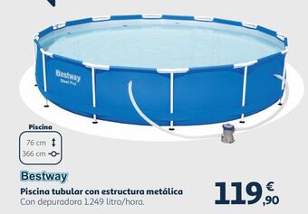 Alcampo Piscina tubular bestway oferta