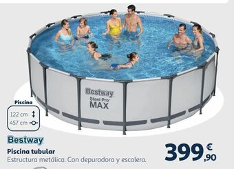 Alcampo Piscina tubular bestway oferta