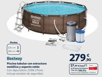 Alcampo Piscina tubular bestway oferta