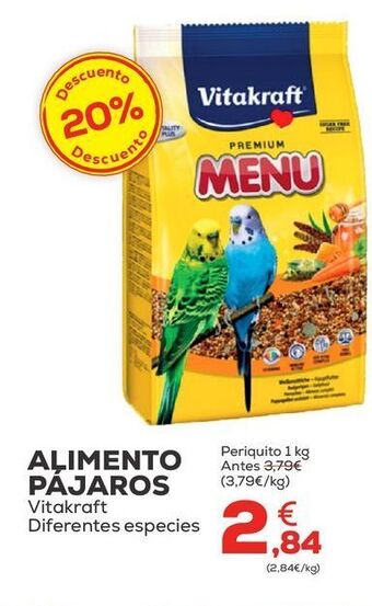 Kiwoko Comida para pájaros vitakraft oferta
