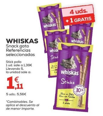 Kiwoko Snacks para mascotas whiskas oferta