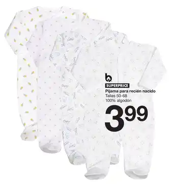 Zeeman Pijama para recién nacido Tallas 50-68 oferta