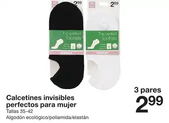 Zeeman Calcetines invisibles perfectos para mujer Tallas 35-42 oferta