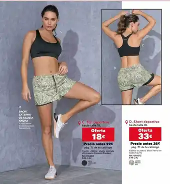 Leonisa Top Deportivo Short Deportivo oferta