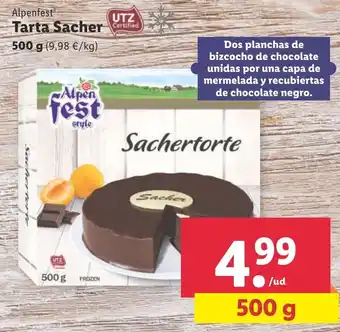 Alpenfest Tarta Sacher 500 g