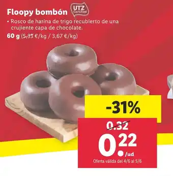 Lidl Floopy bombón 60 g oferta