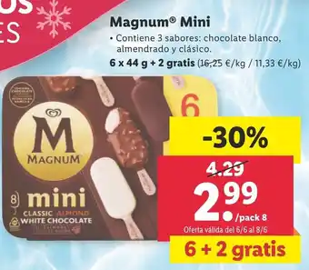 Lidl Magnum Mini 6 x 44 g + gratis oferta