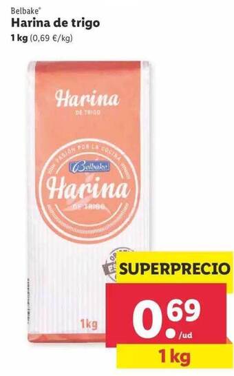 Lidl Belbake Harina De Trigo oferta