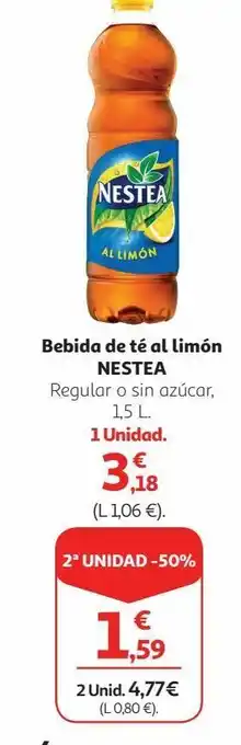 Alcampo Té helado nestea oferta