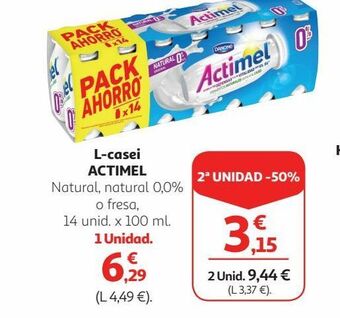 Alcampo Actimel oferta