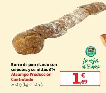 Alcampo Pan de barra oferta