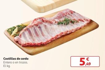 Alcampo Costillas de cerdo oferta