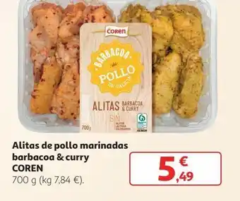 Alcampo Alas de pollo barbacoa coren oferta
