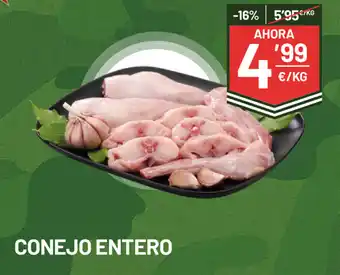 AhorraMas Conejo Entero oferta