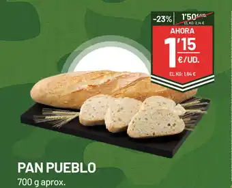 AhorraMas Pan Pueblo 700g aprox oferta