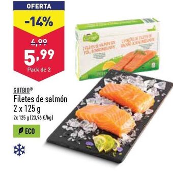ALDI Filetes de salmón oferta