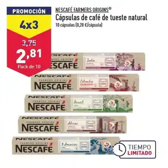ALDI Cápsulas de café de tuesta natural oferta